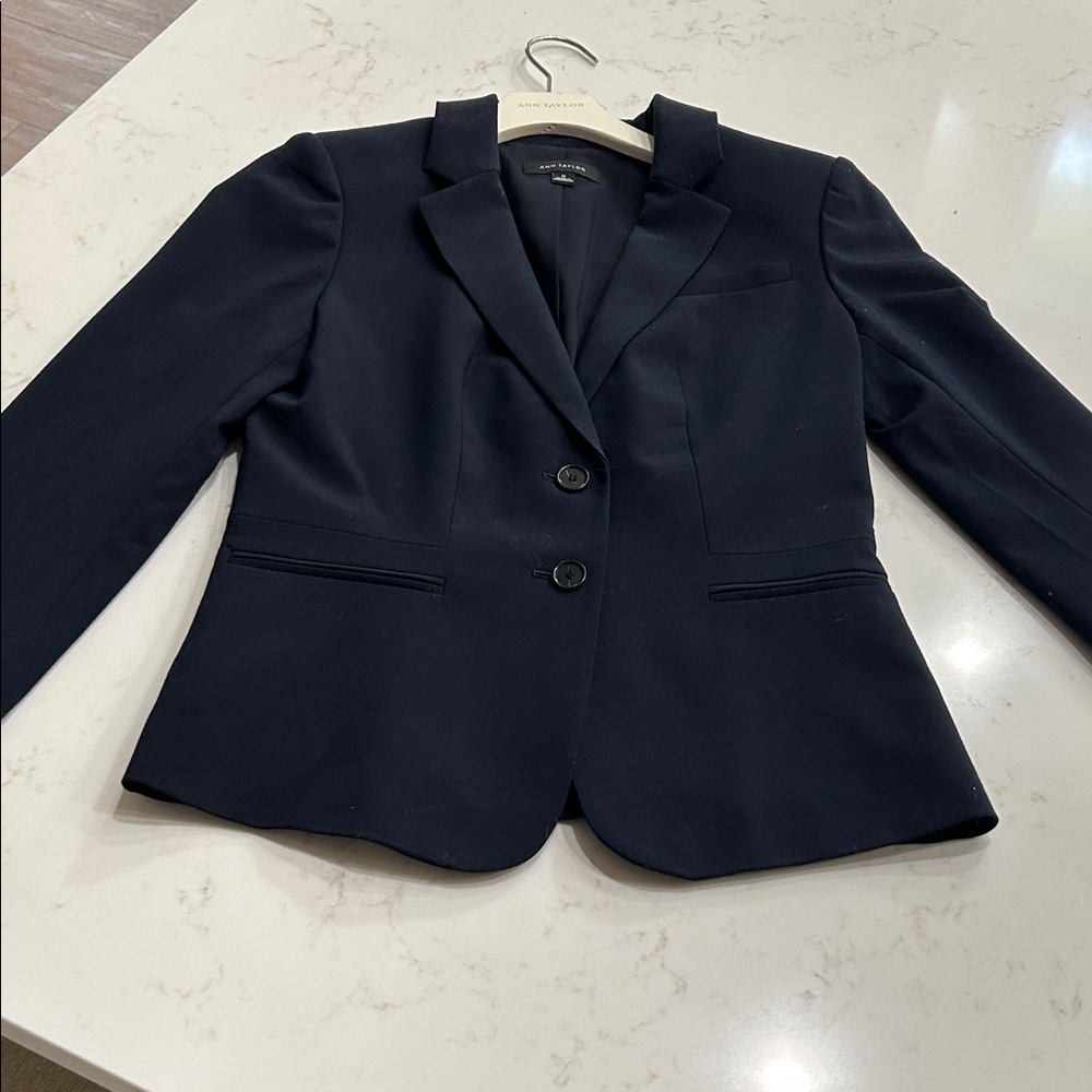 Ann Taylor Midnight Suit. Blazer and pants